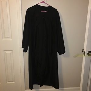 Black graduation gown